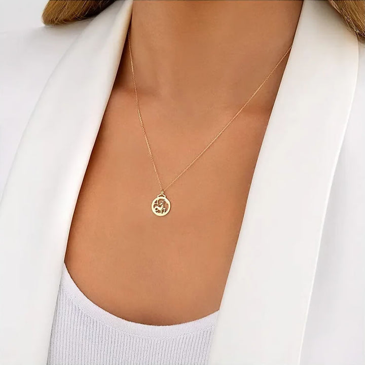 9ct Gold Capricorn Zodiac Pendant