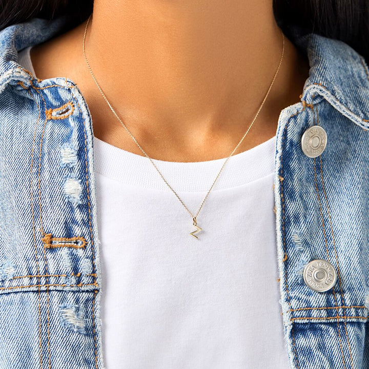 9ct Gold Initial Pendant