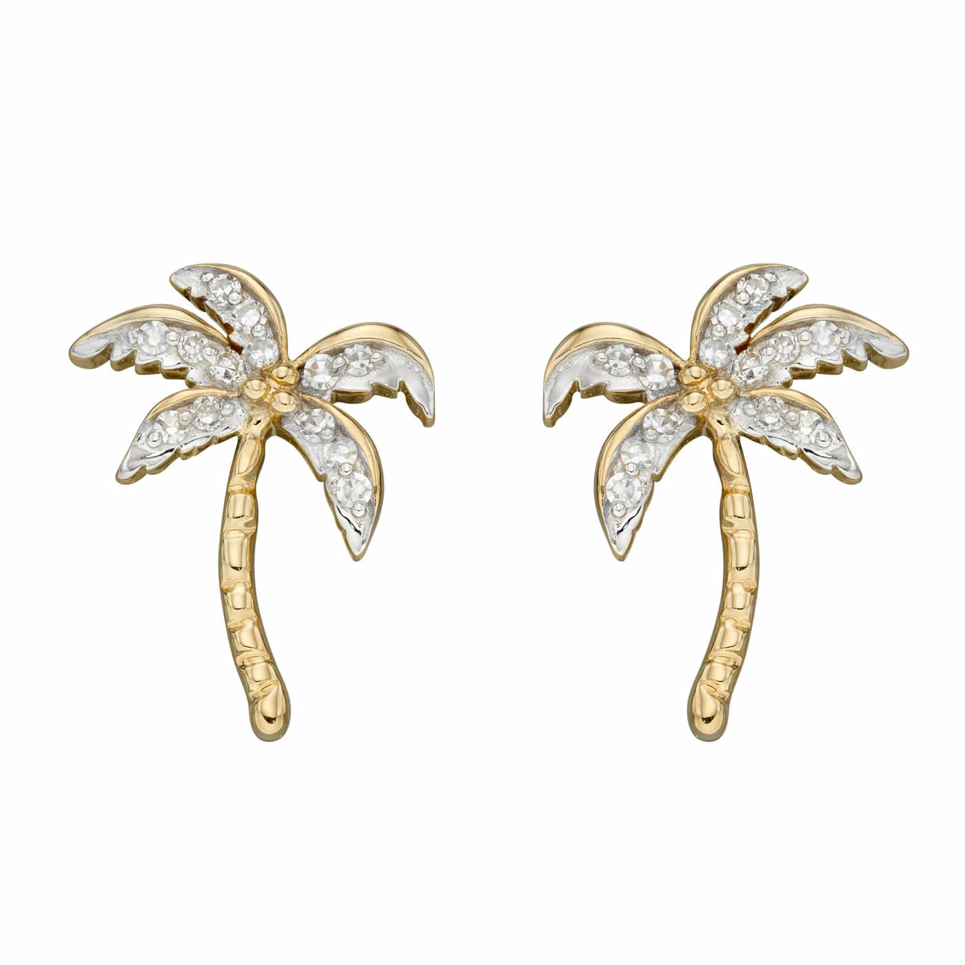 Palmetto tree clearance earrings