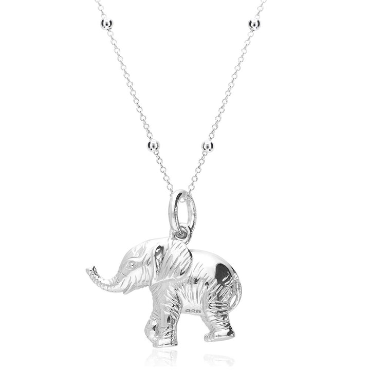 Sterling Silver Baby Elephant Pendant