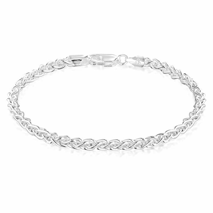Sterling Silver Spiga Bracelet 7"