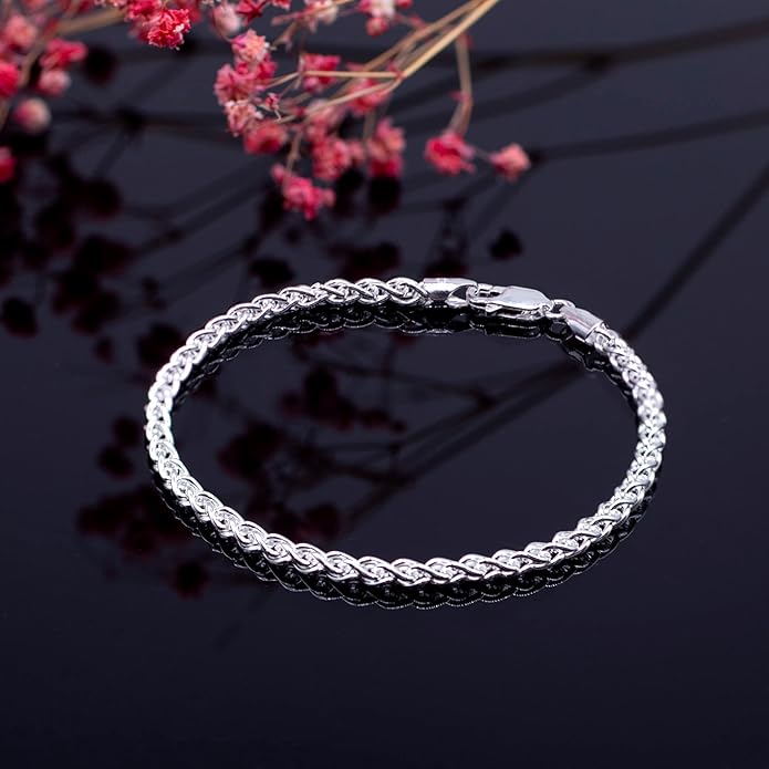 Sterling Silver Spiga Bracelet