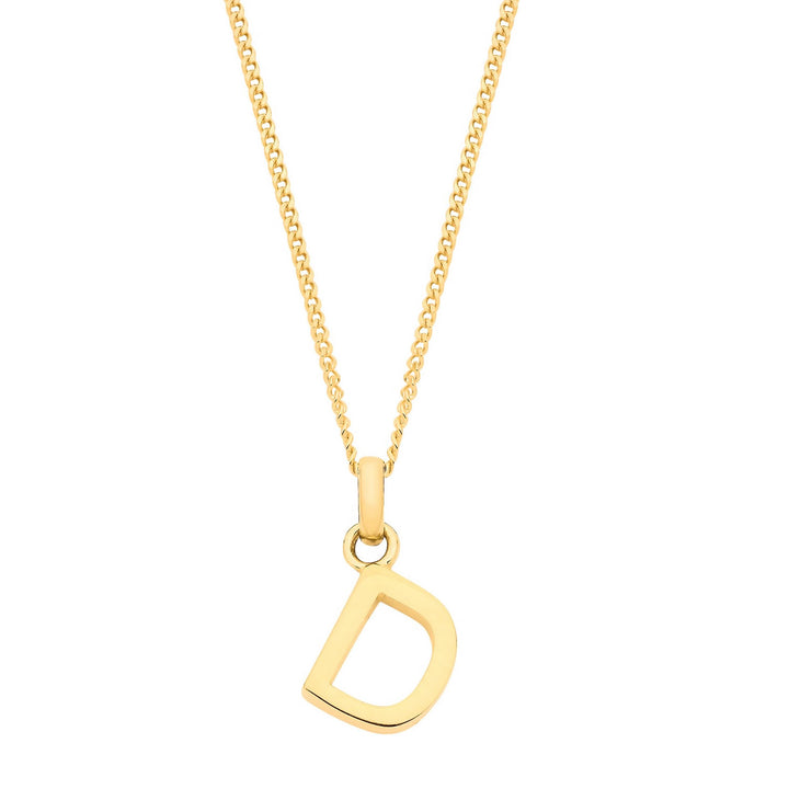 9ct Gold Initial D Pendant