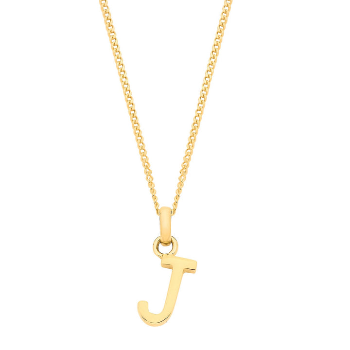 9ct Gold Initial J Pendant