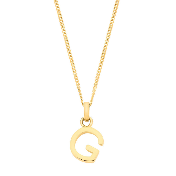 9ct Gold Initial G Pendant