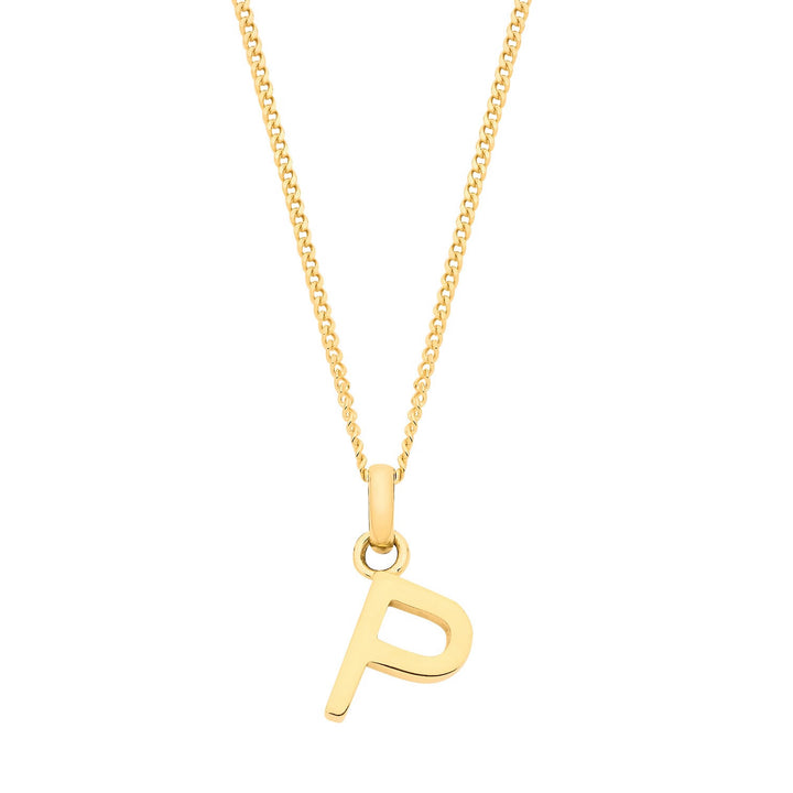 9ct Gold Initial P Pendant