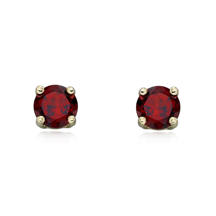 January Birthstone Stud Earrings