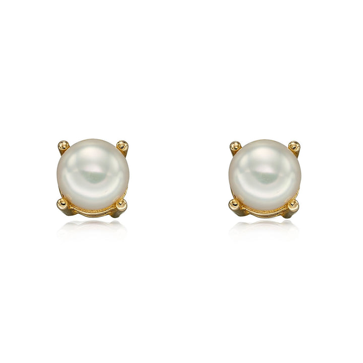9ct Gold June Birthstone Stud Earrings