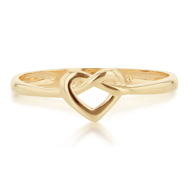 9ct Gold Infinity Heart Ring