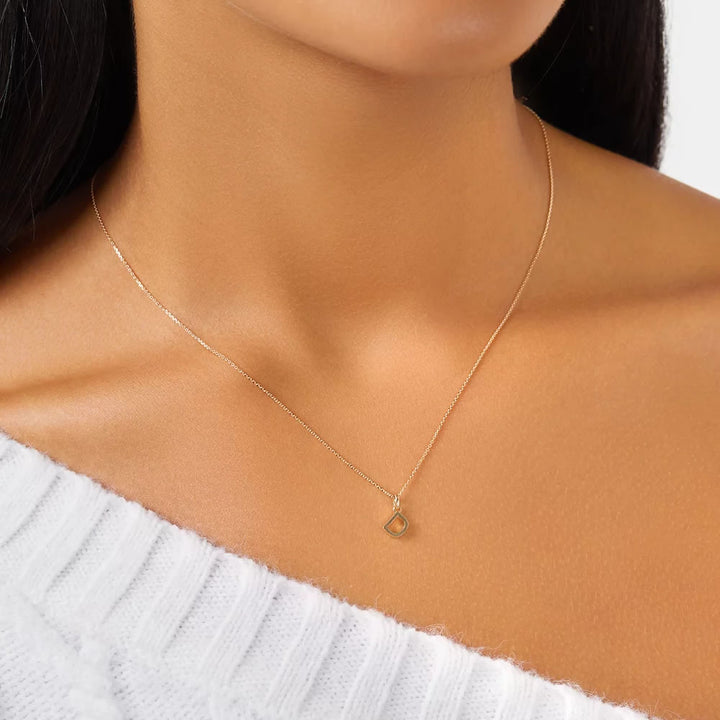 9ct Gold Initial D Pendant