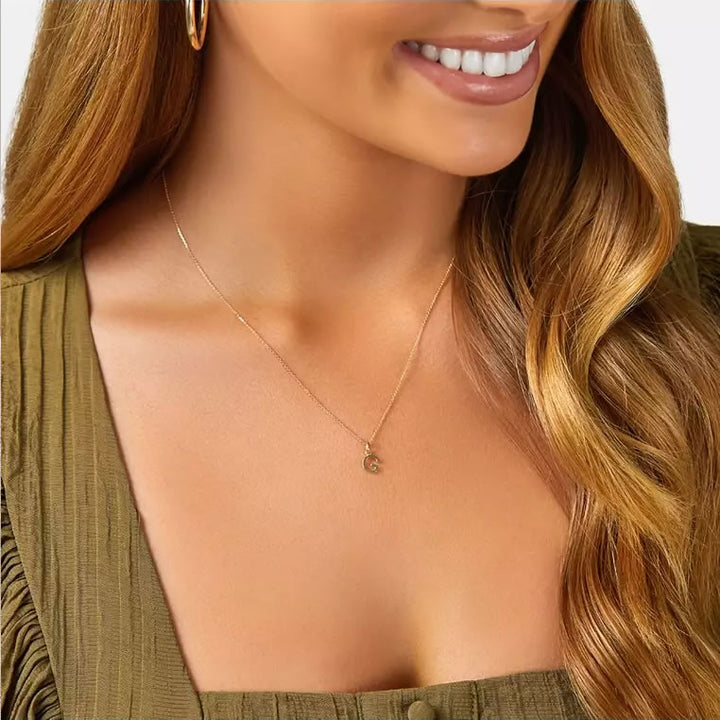 9ct Gold Initial G Pendant