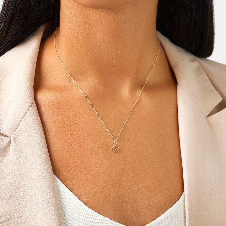 9ct Gold Initial M Pendant