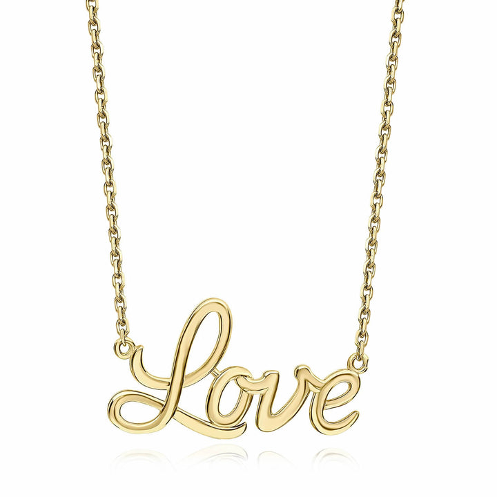 9ct Gold Love Necklace