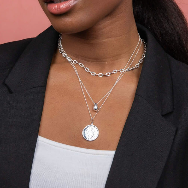 Sterling Silver Teardrop Pendant
