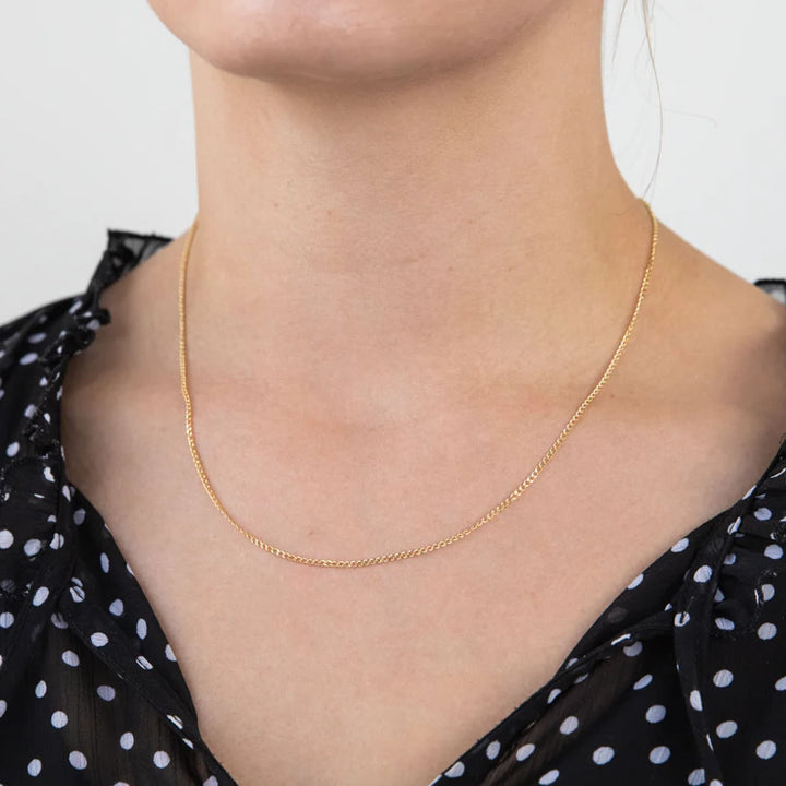 9ct Gold Curb Chain 1.7mm