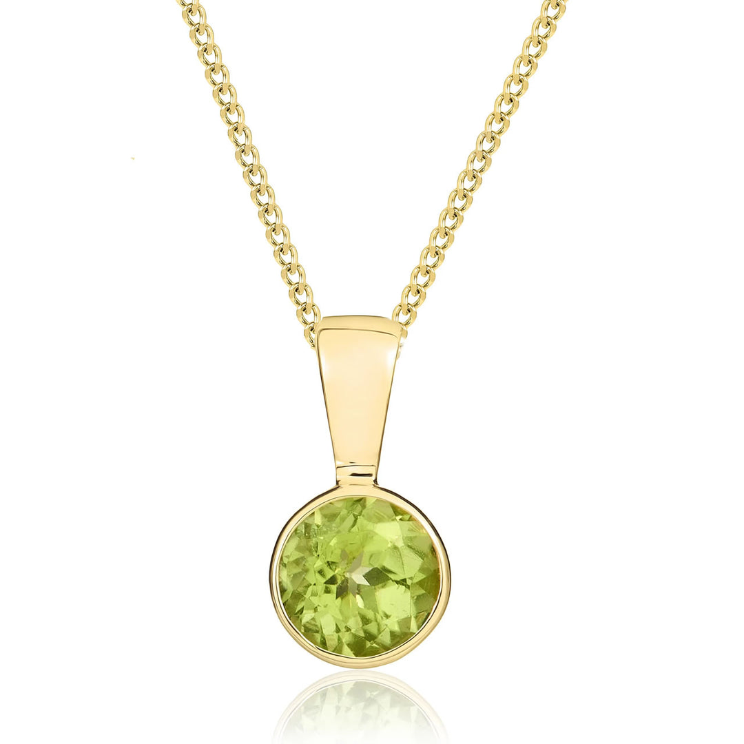 9ct Gold Peridot Pendant