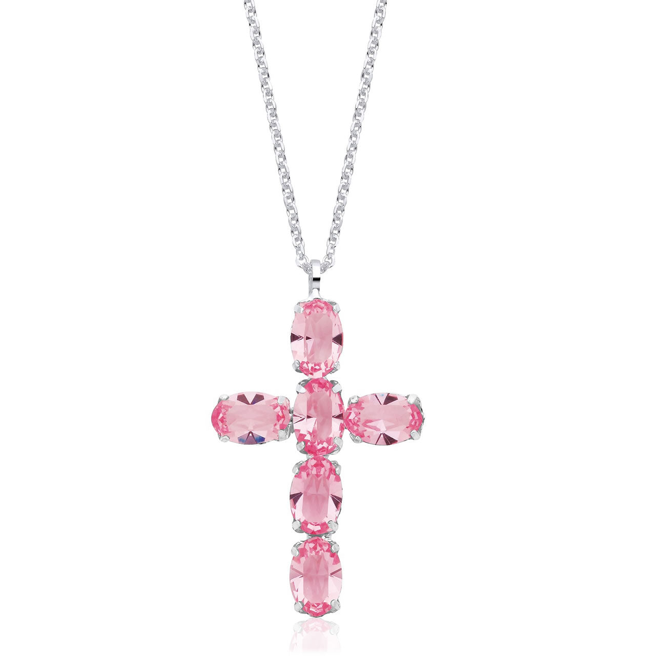 ネックレス・ペンダント Flashy Pearl Silver Pink Necklace (SILVER925) Sterling Silver Pink Pendant Necklace – all925