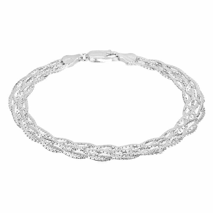 Sterling Silver Multi-Strand Bracelet