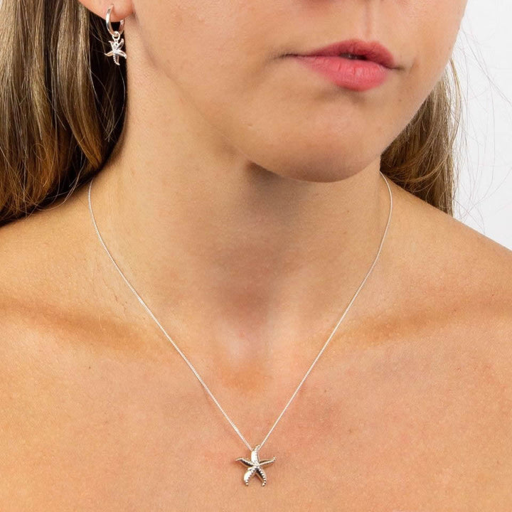 Sterling Silver Starfish Necklace