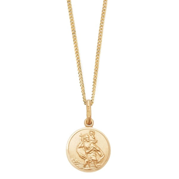 Children's 9ct Gold St Christopher Pendant