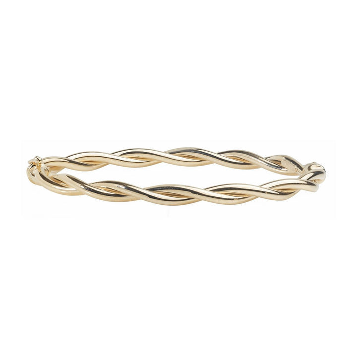 9ct Yellow Gold Twist Bangle