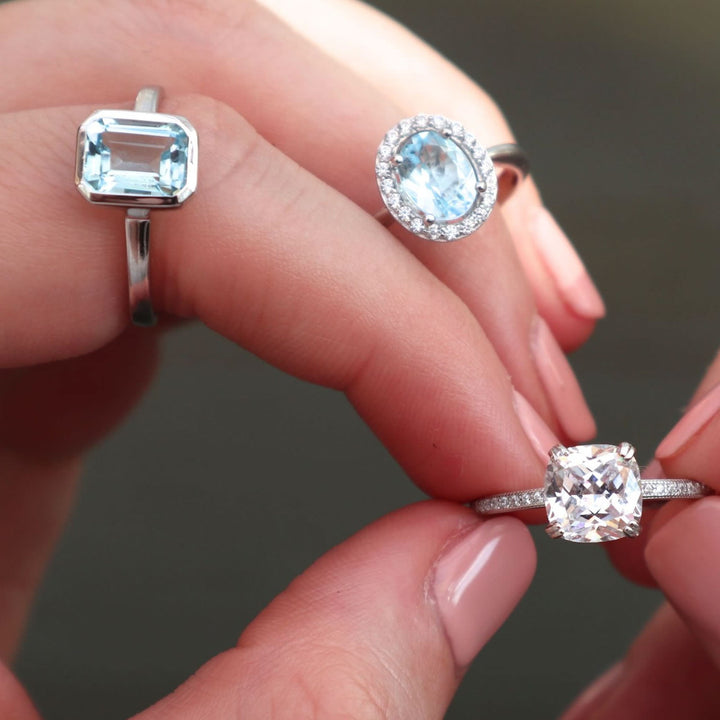 Sterling Silver Blue Topaz Ring