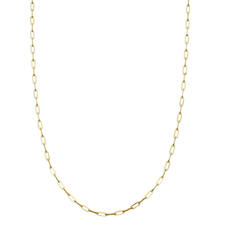 9ct Gold Paperclip Chain