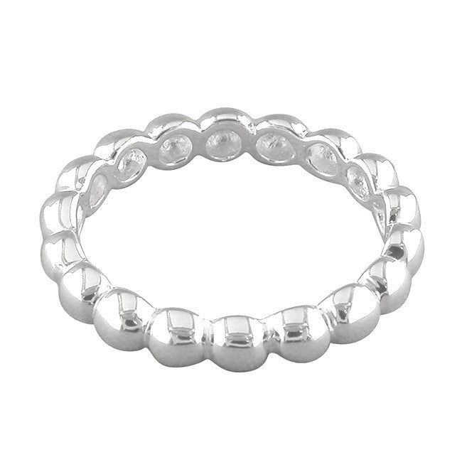 Sterling Silver Bobble Stacking Ring