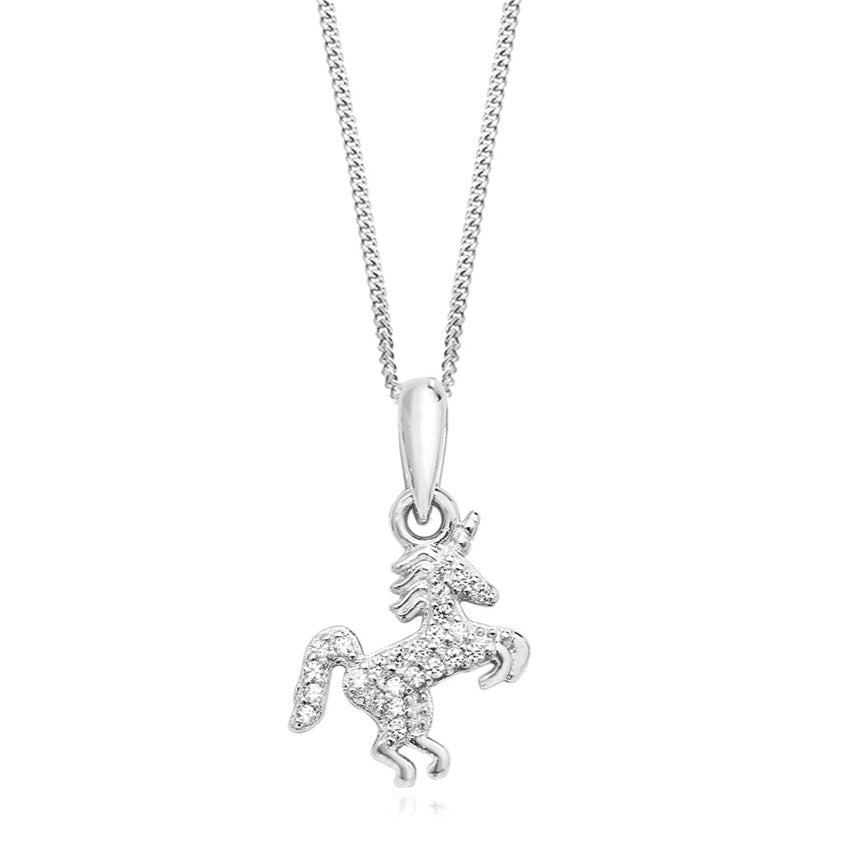 Silver hot sale unicorn pendant