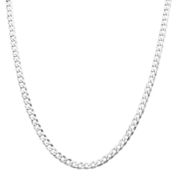 Men's Silver Curb Chain 5mm