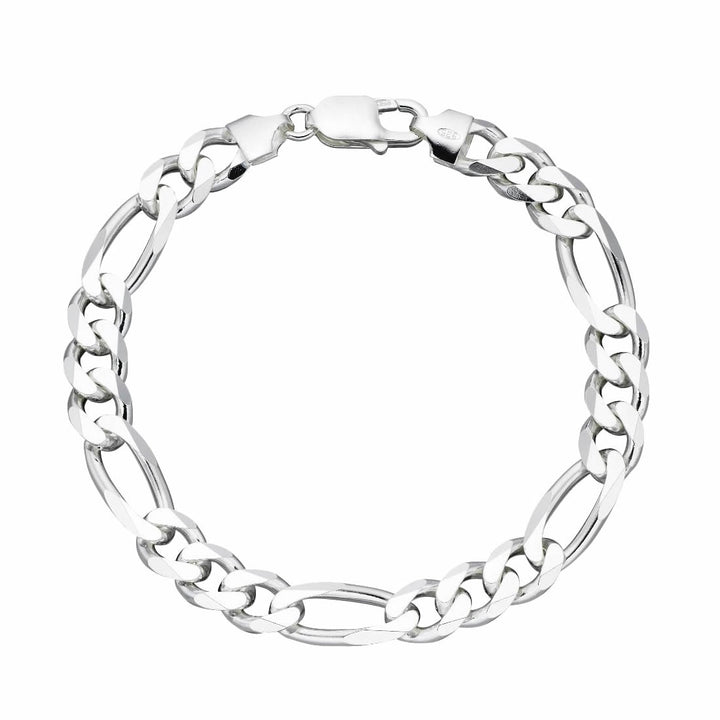 Men's Sterling Silver Figaro Bracelet