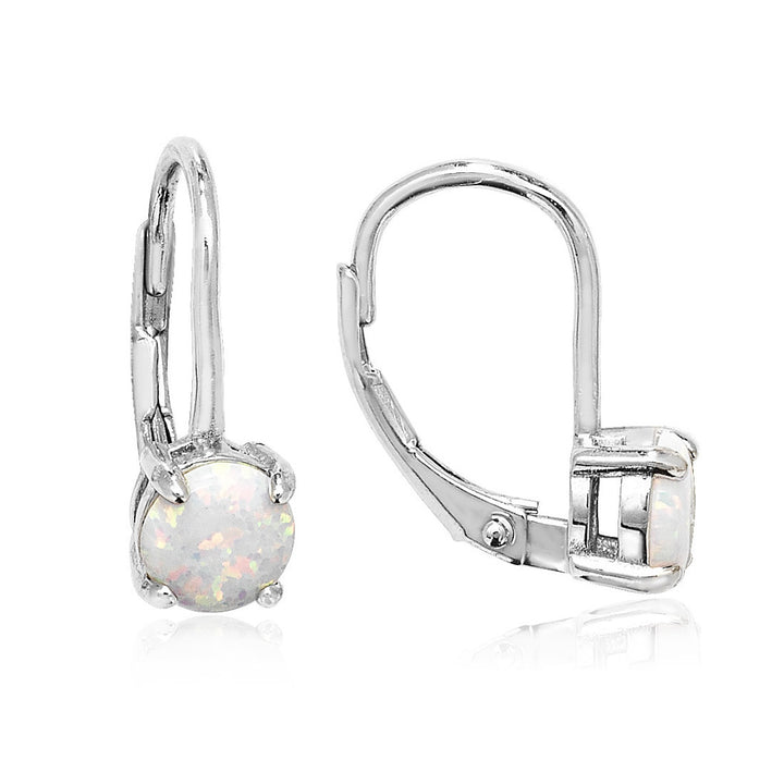 Sterling Silver Small Cubic Zirconia Hoop Earrings