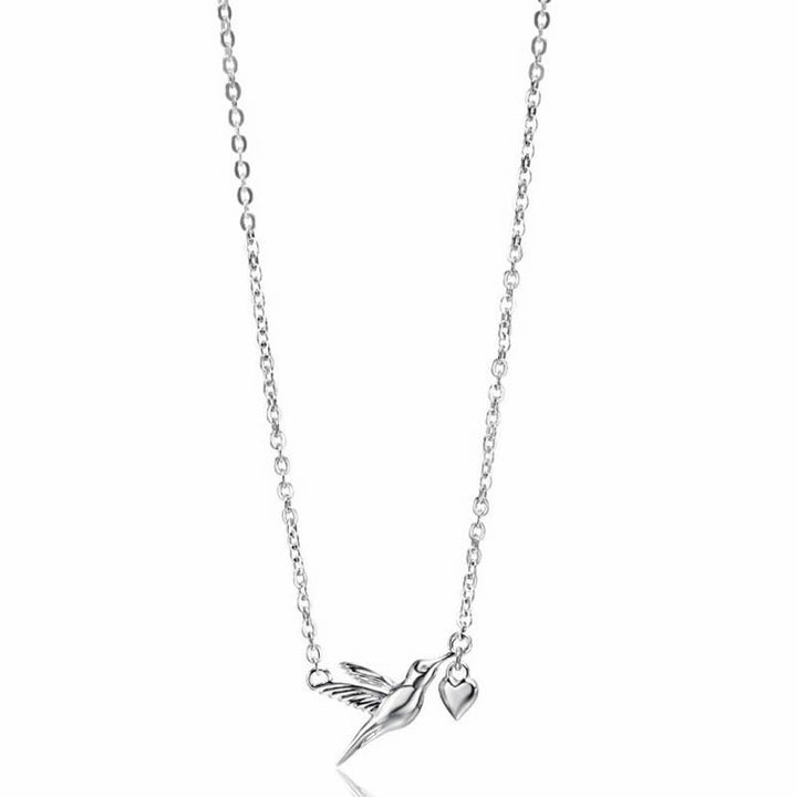 Sterling Silver Hummingbird Necklace