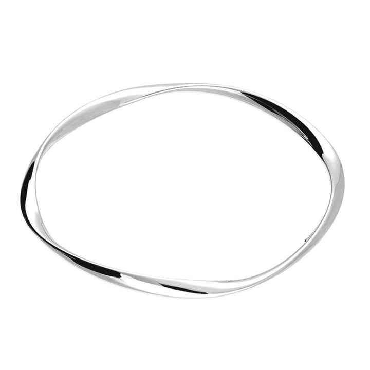 Sterling Silver Twist Bangle