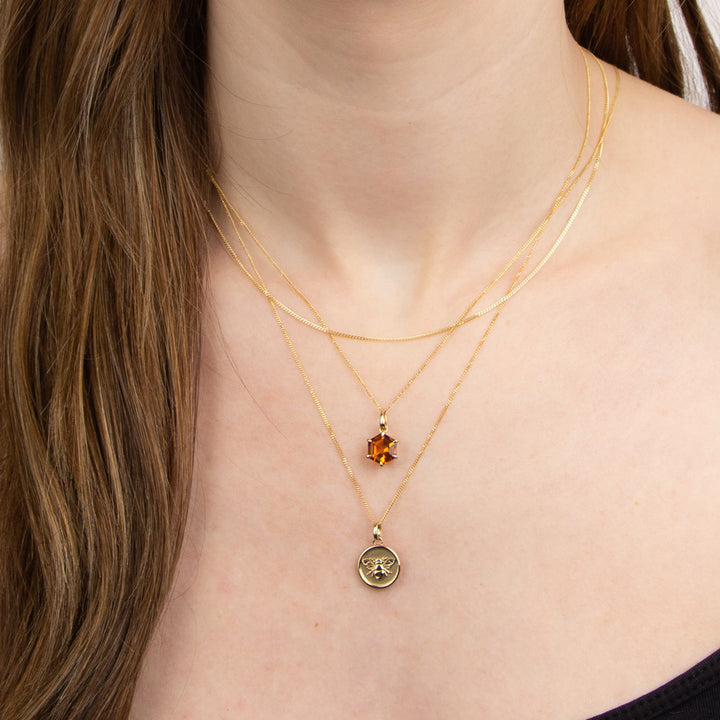 9ct Gold Bee Pendant