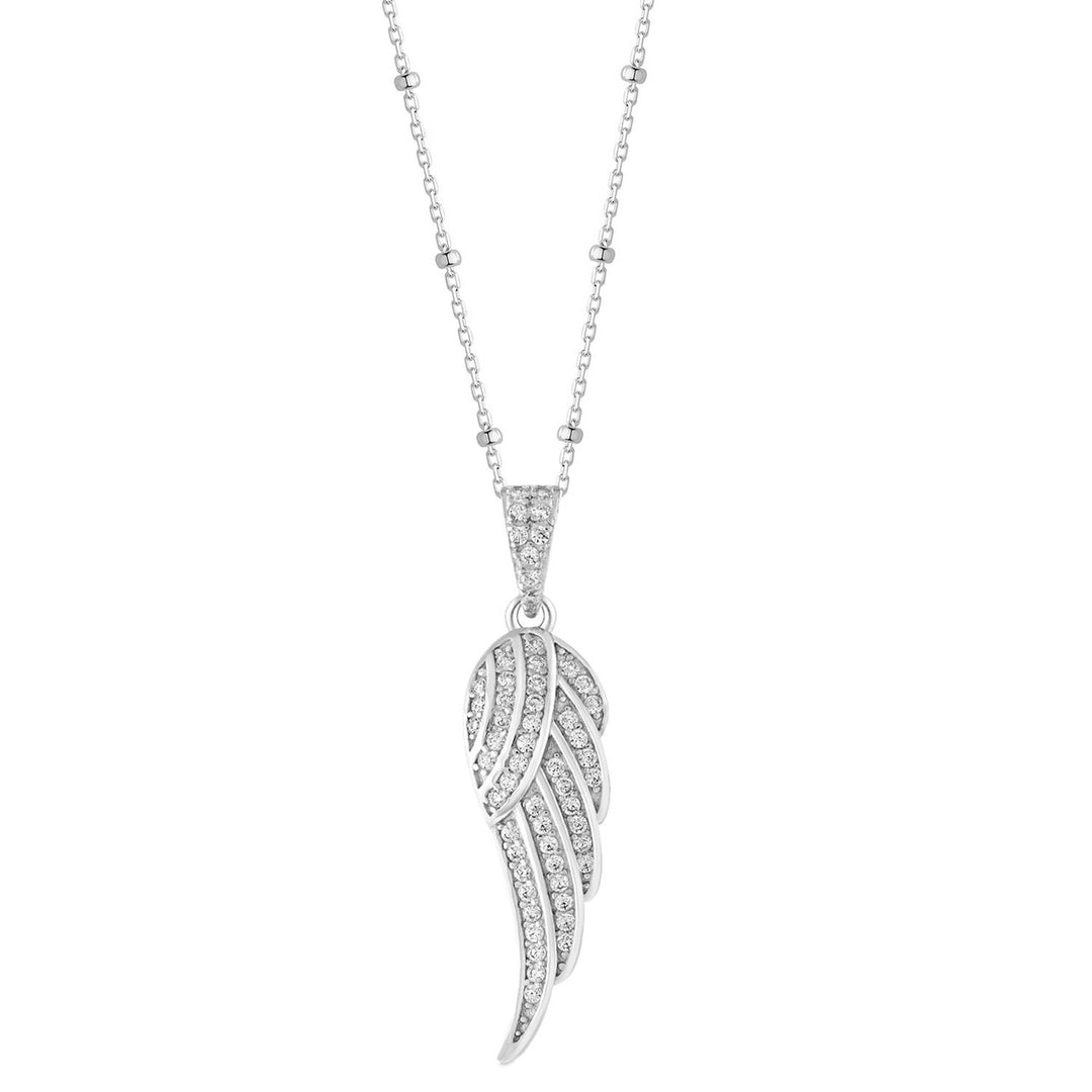 Sterling Silver Angel Wing Pendant