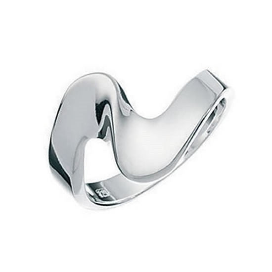 Sterling Silver Organic Wave Ring