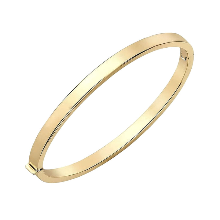 Women's 9ct Gold 5mm Plain Bangle