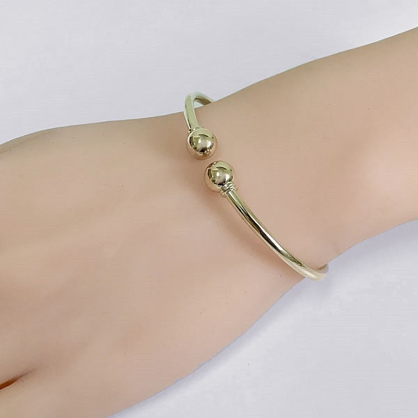 9ct Gold Hinged Torque Bangle