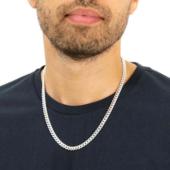 Men's Sterling Silver Cuban Chain