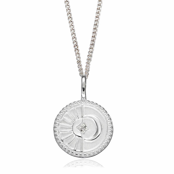 Sterling Silver Inner Light Disc Pendant