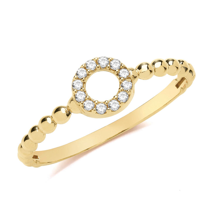 9ct Gold Circle Ring