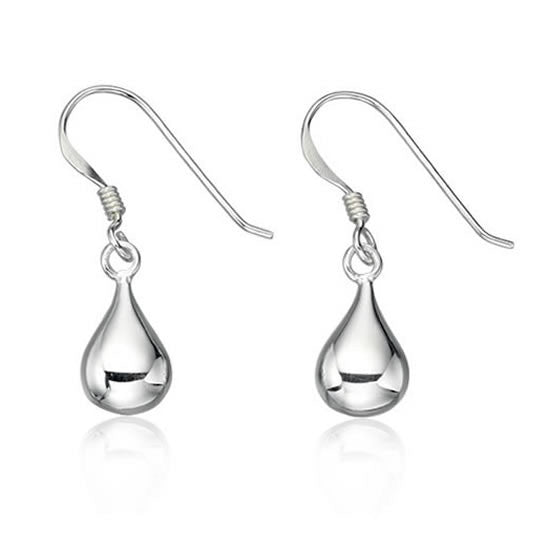 Sterling Silver Teardrop Earrings