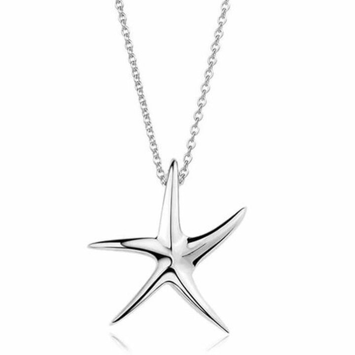 Sterling Silver Starfish Necklace