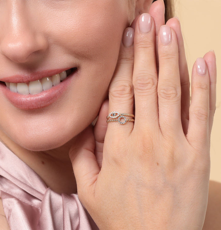 9ct Gold Circle Ring