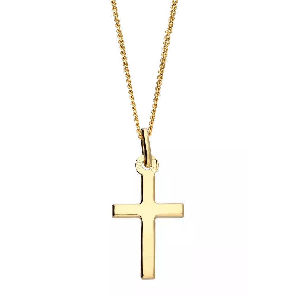 Children's 9ct Gold Cross Pendant