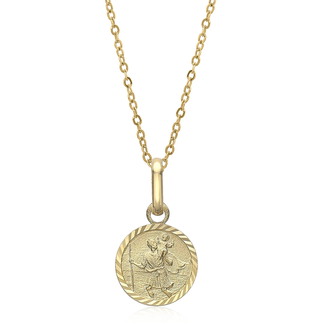 Children's 9ct Gold St Christopher Pendant