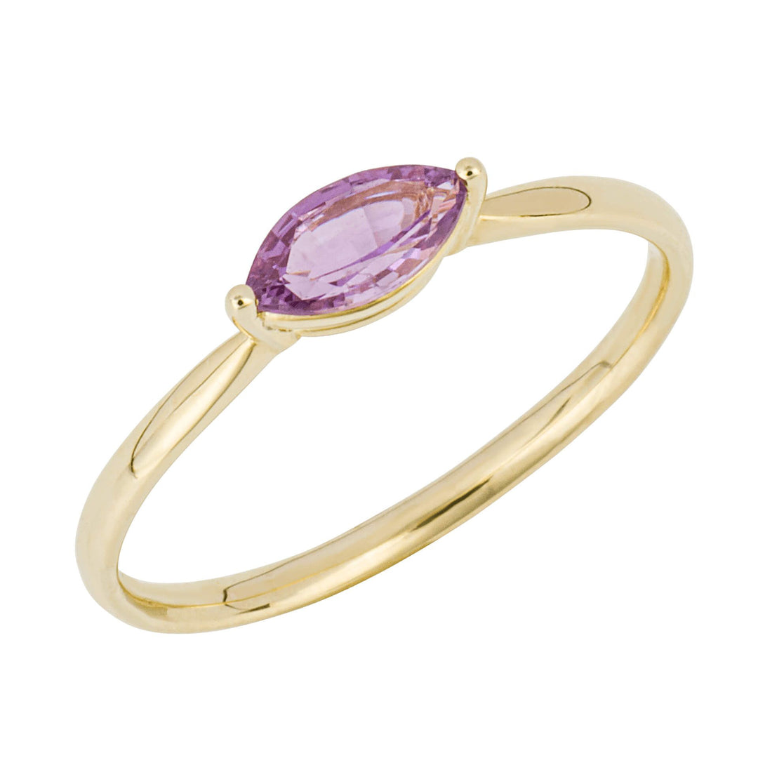 9ct Gold Purple Sapphire Ring