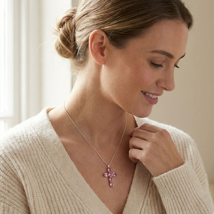 Sterling Silver Cross Pendant Necklace