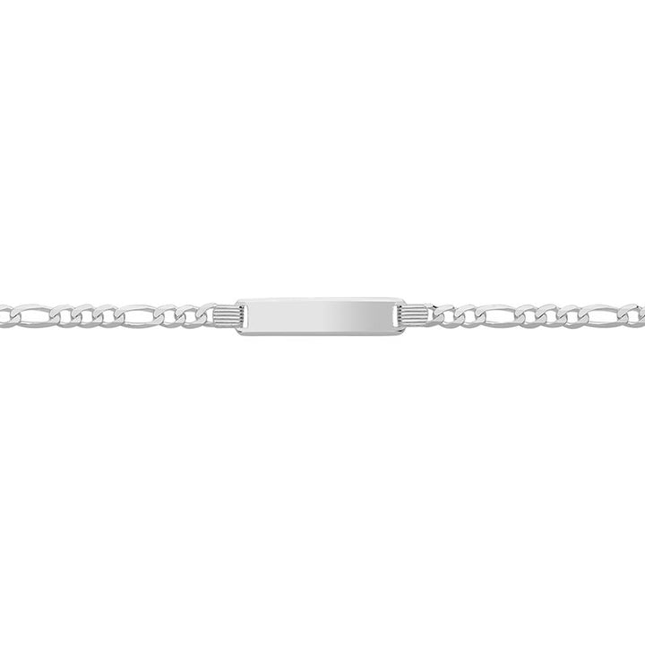 Boys Sterling Silver Personalised ID Bracelet
